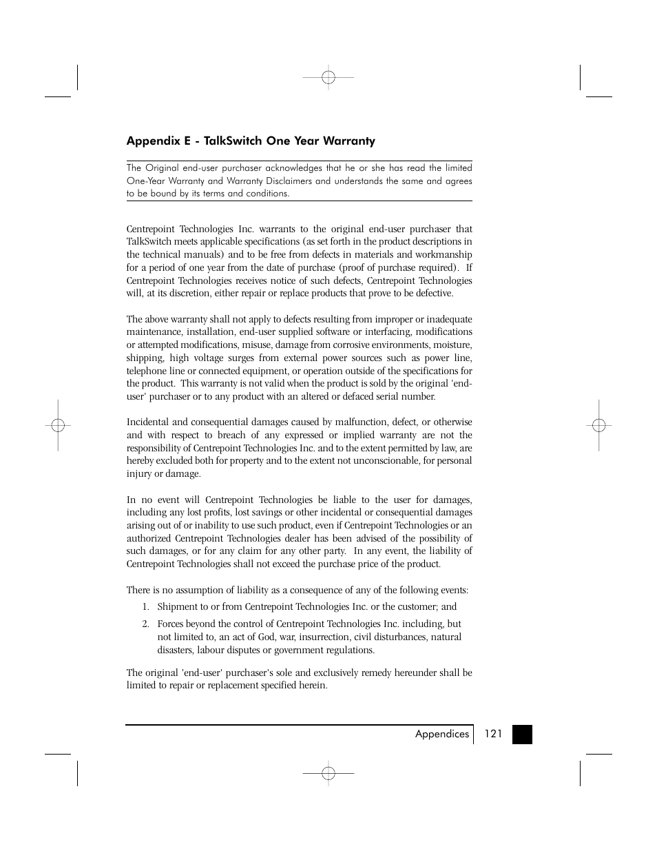 Talkswitch 48 User Manual | Page 120 / 137