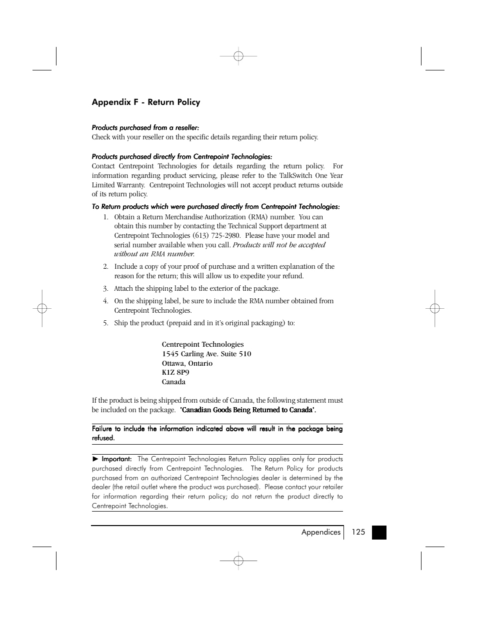 Talkswitch 48 User Manual | Page 123 / 137