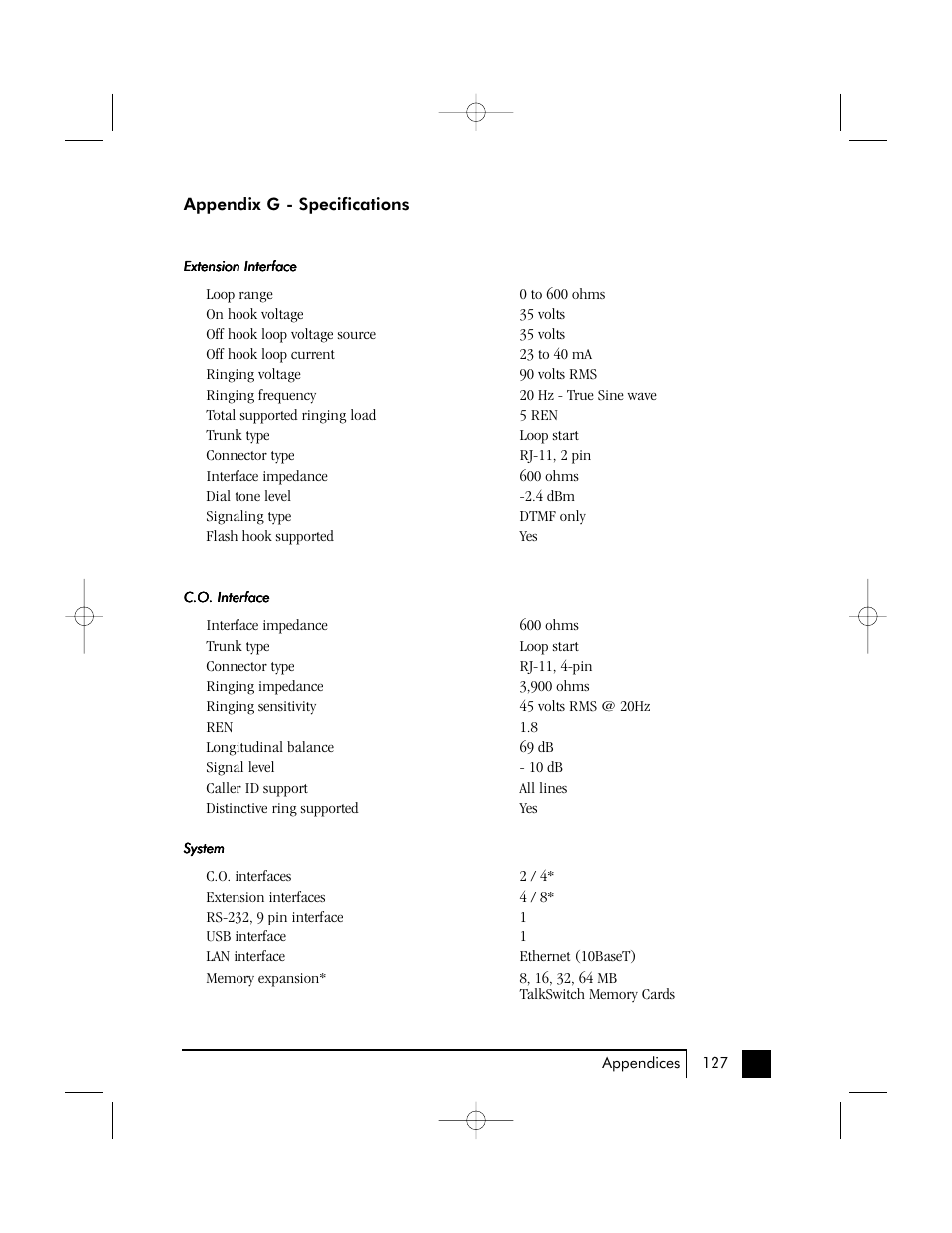 Talkswitch 48 User Manual | Page 124 / 137