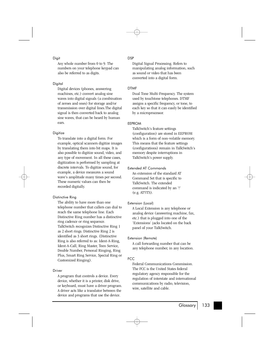 Talkswitch 48 User Manual | Page 129 / 137