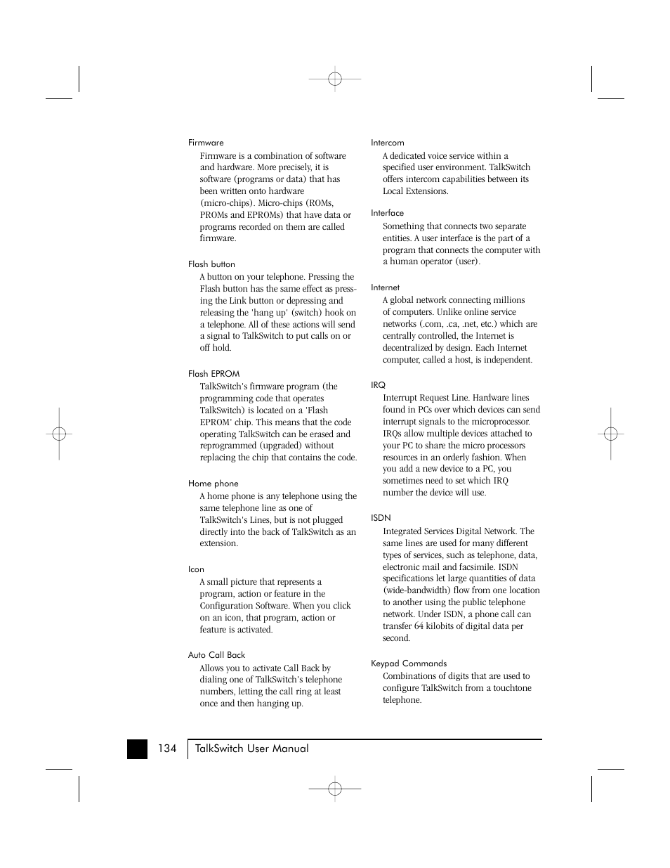 Talkswitch 48 User Manual | Page 130 / 137