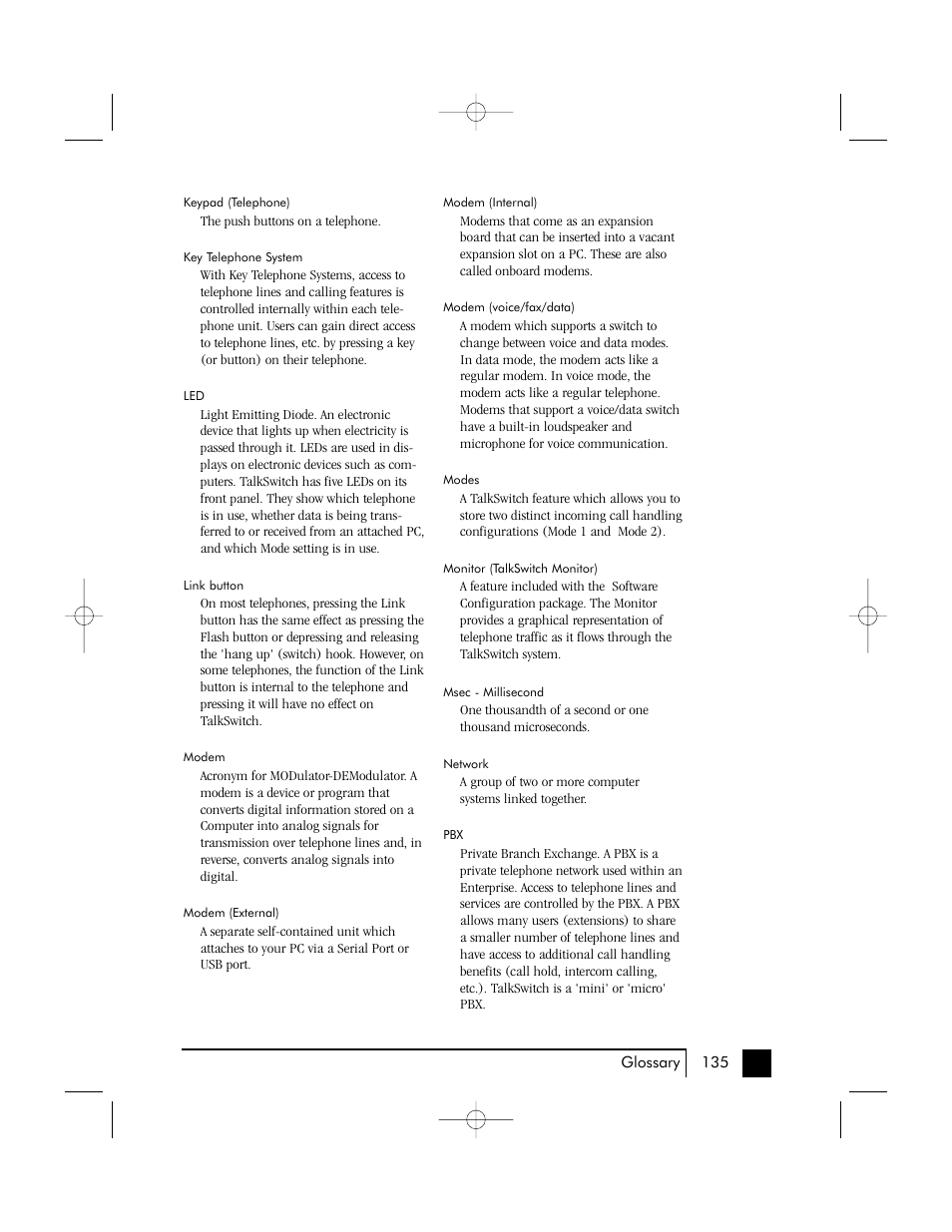 Talkswitch 48 User Manual | Page 131 / 137