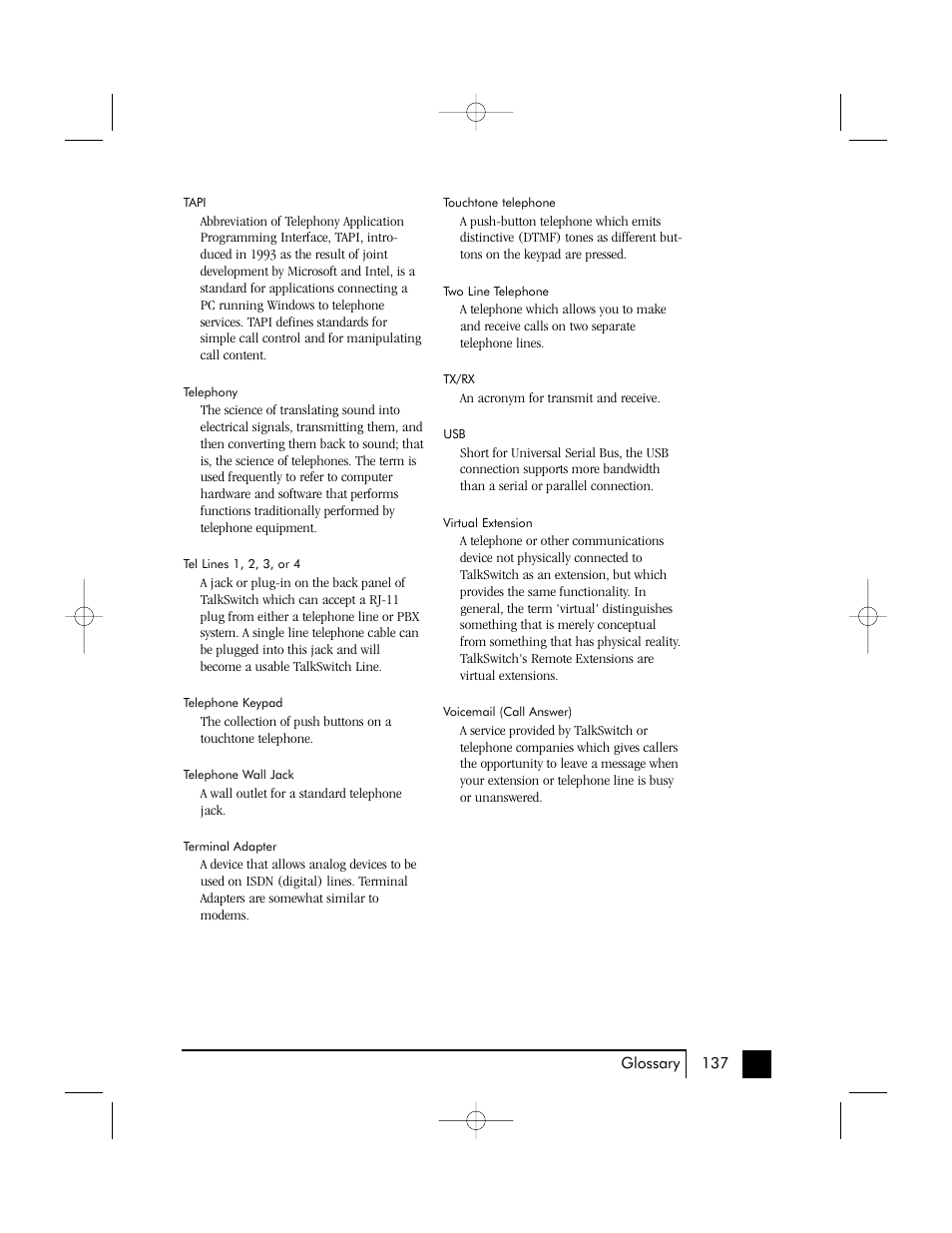 Talkswitch 48 User Manual | Page 133 / 137