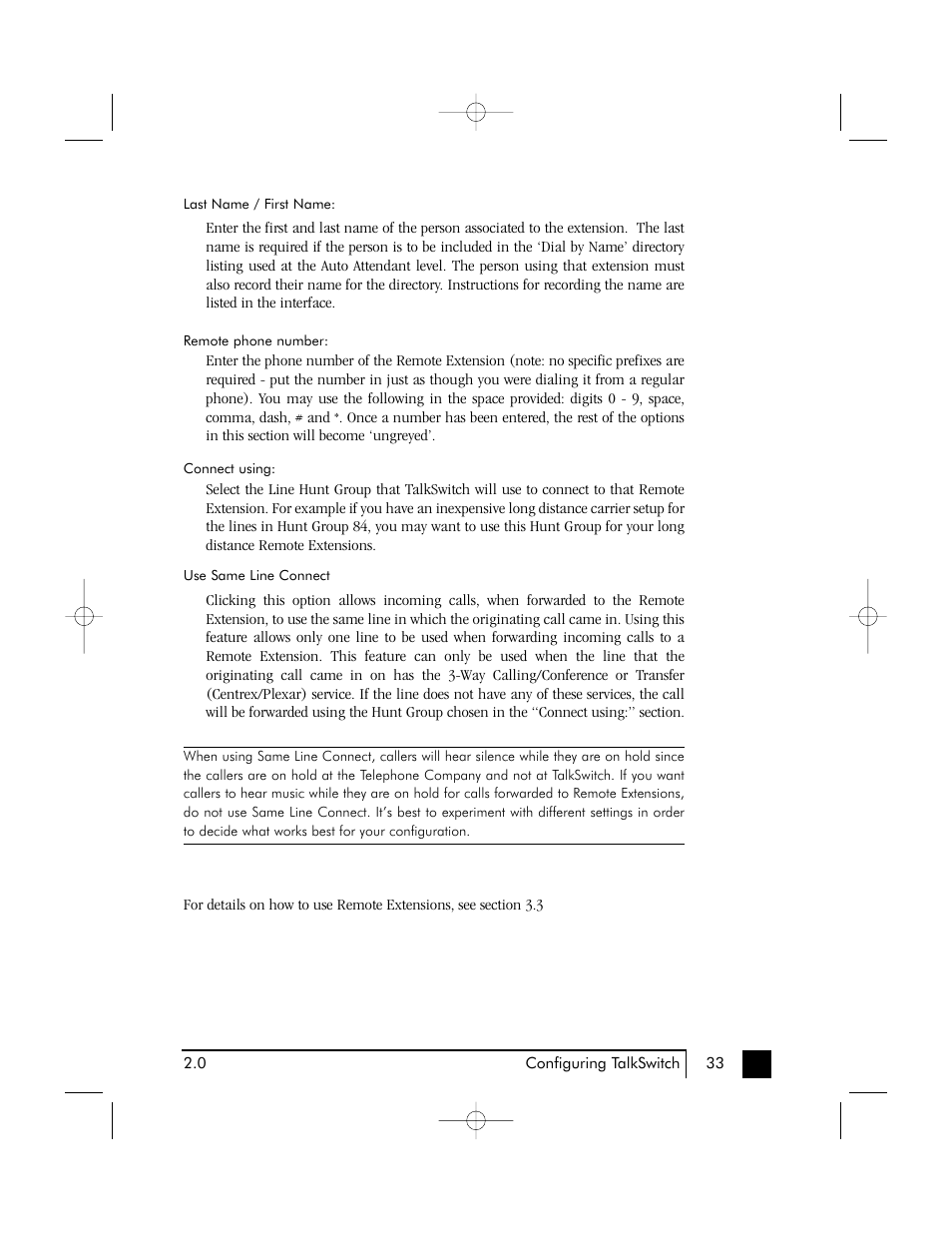 Talkswitch 48 User Manual | Page 37 / 137