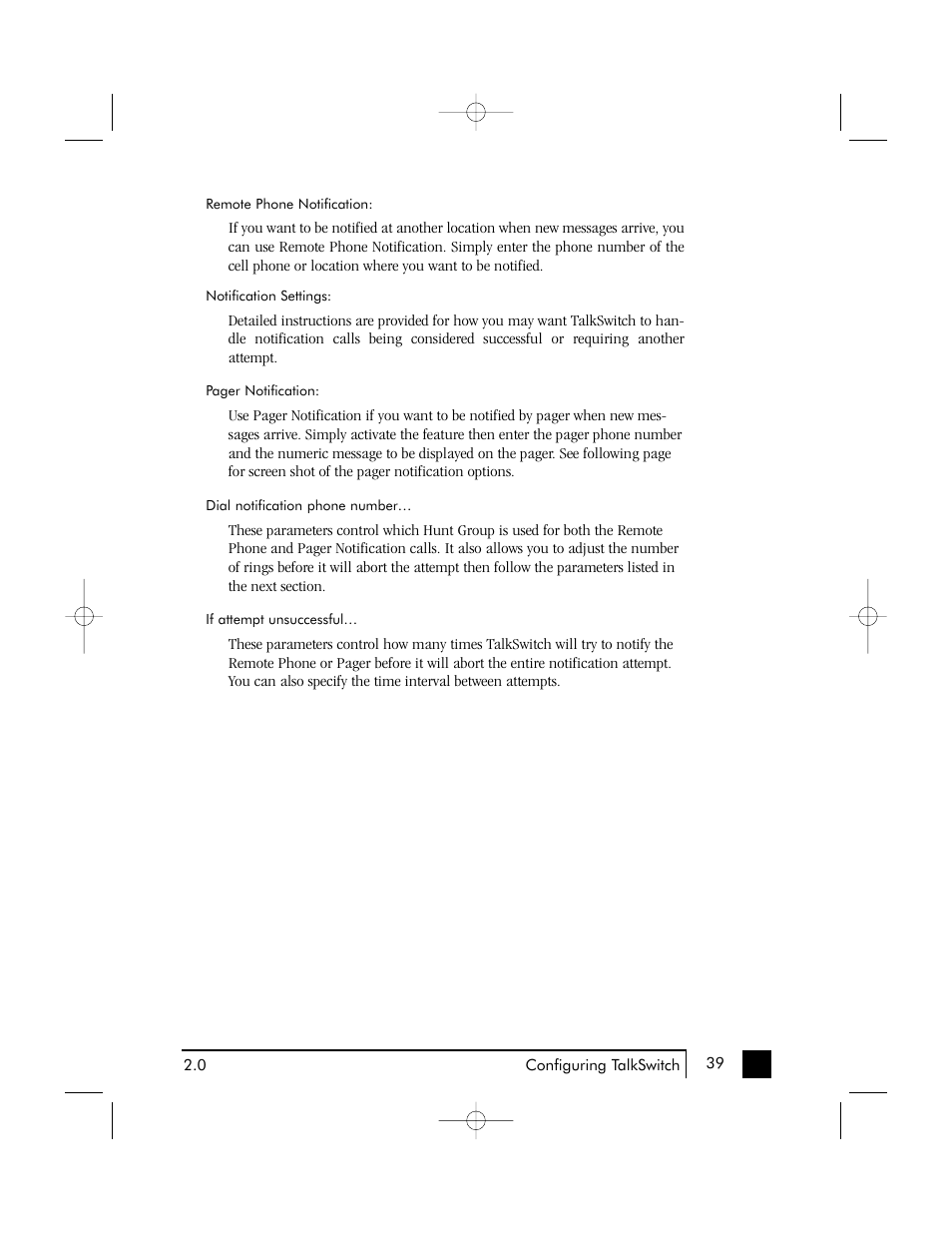 Talkswitch 48 User Manual | Page 43 / 137