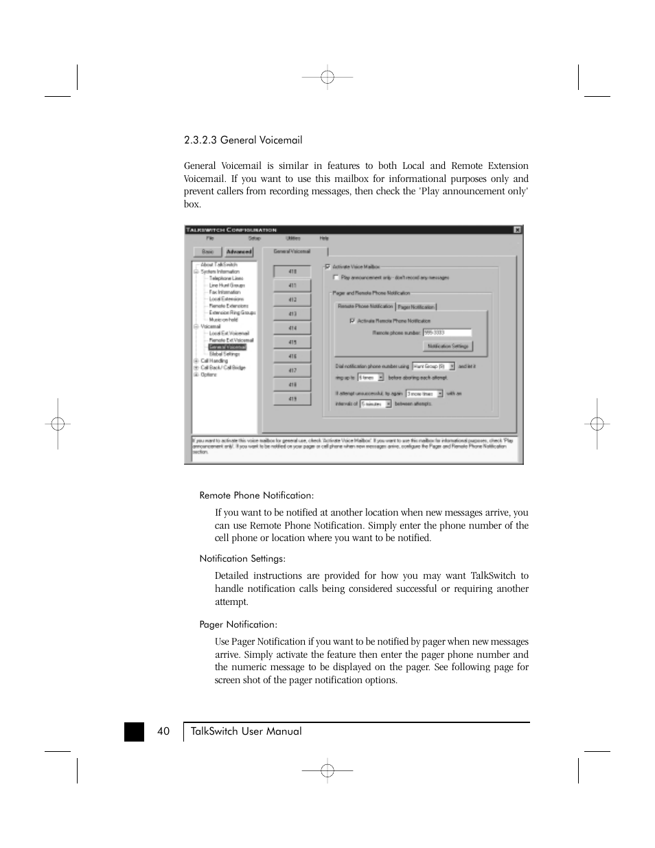 Talkswitch 48 User Manual | Page 44 / 137