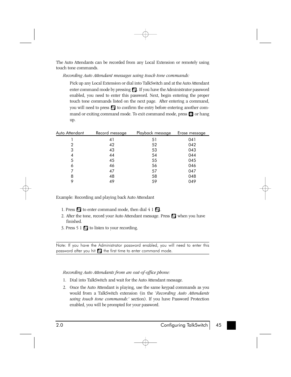 Talkswitch 48 User Manual | Page 49 / 137