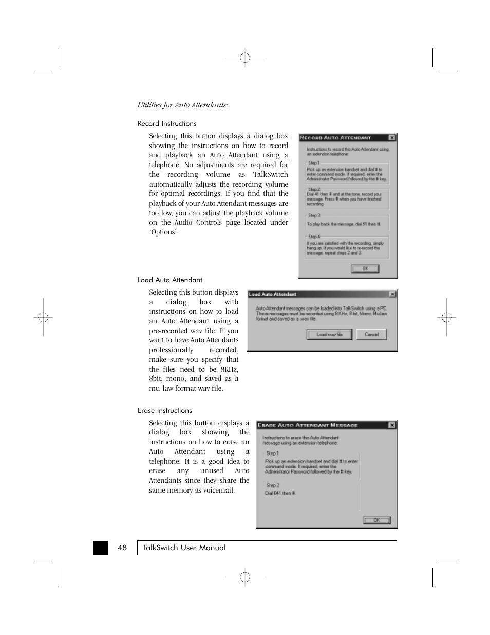 Talkswitch 48 User Manual | Page 52 / 137