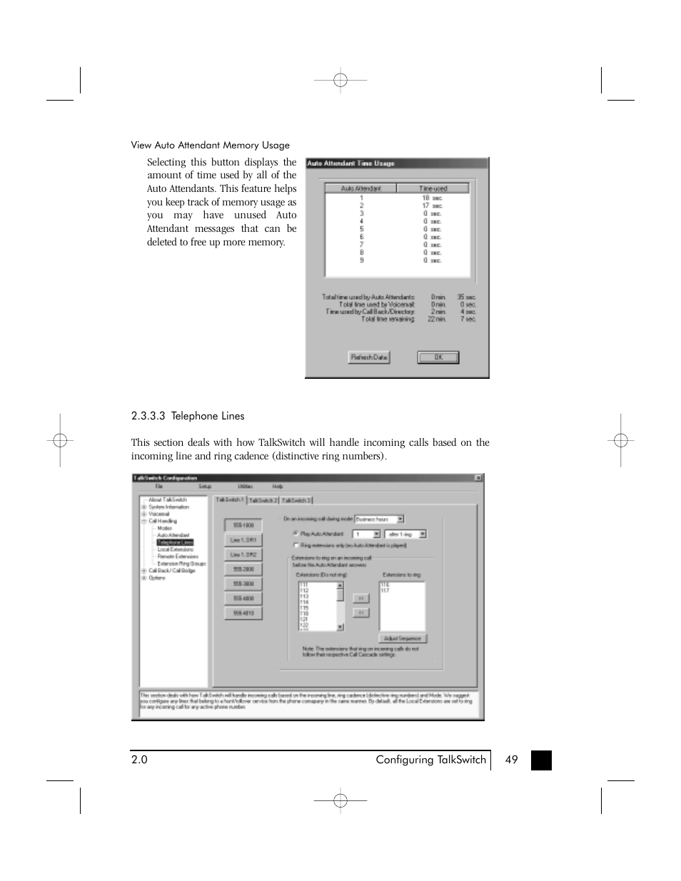 Talkswitch 48 User Manual | Page 53 / 137