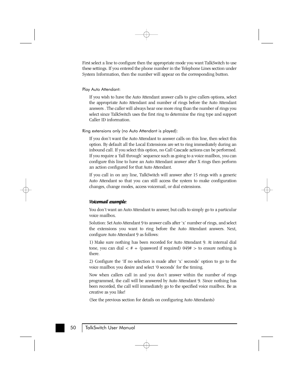 Talkswitch 48 User Manual | Page 54 / 137
