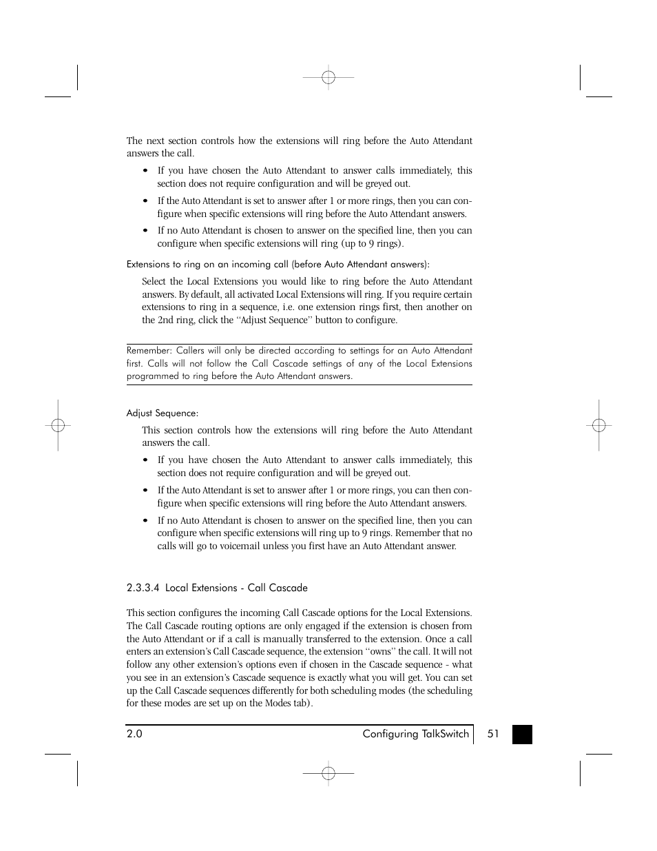 Talkswitch 48 User Manual | Page 55 / 137