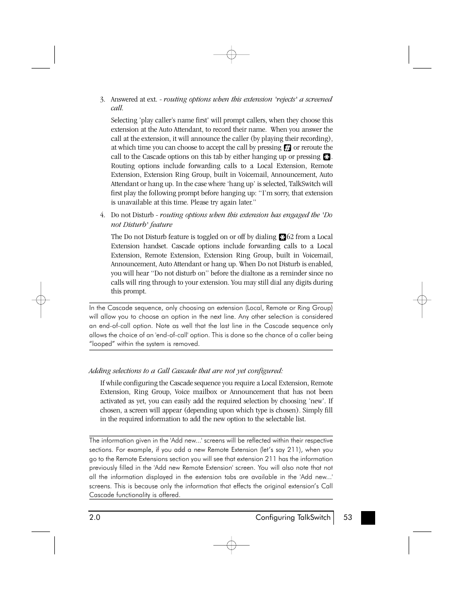 Talkswitch 48 User Manual | Page 57 / 137