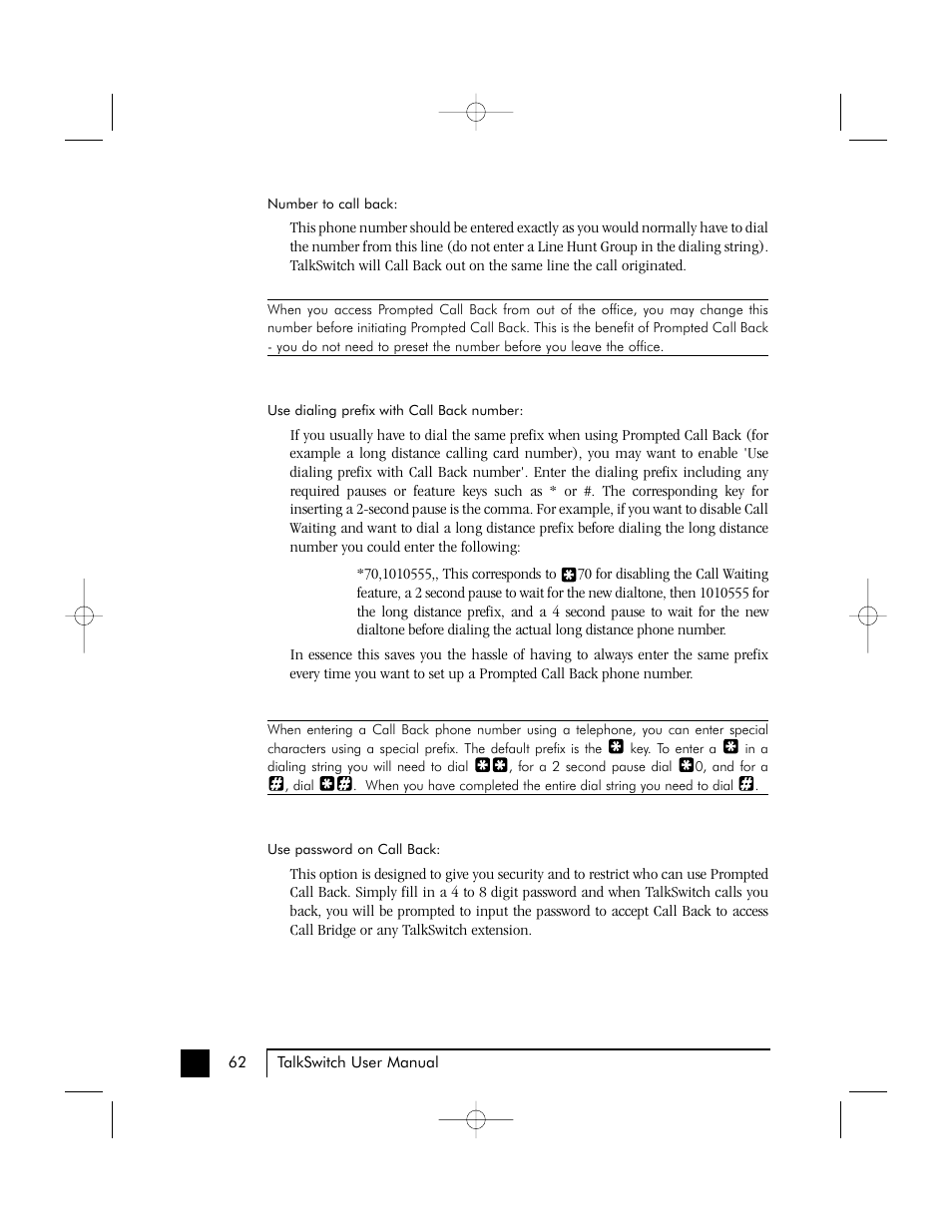 Talkswitch 48 User Manual | Page 66 / 137