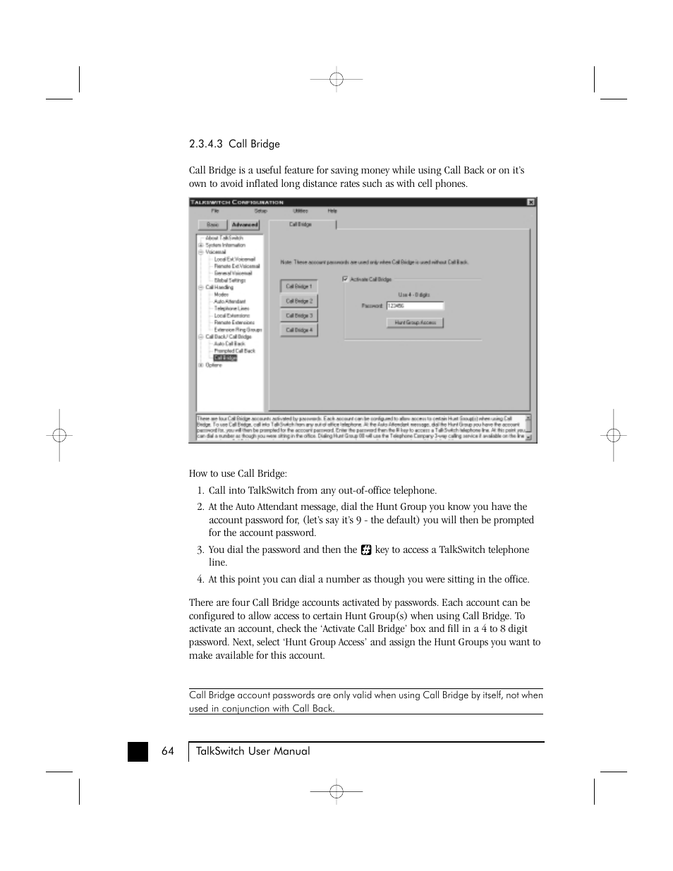 Talkswitch 48 User Manual | Page 68 / 137