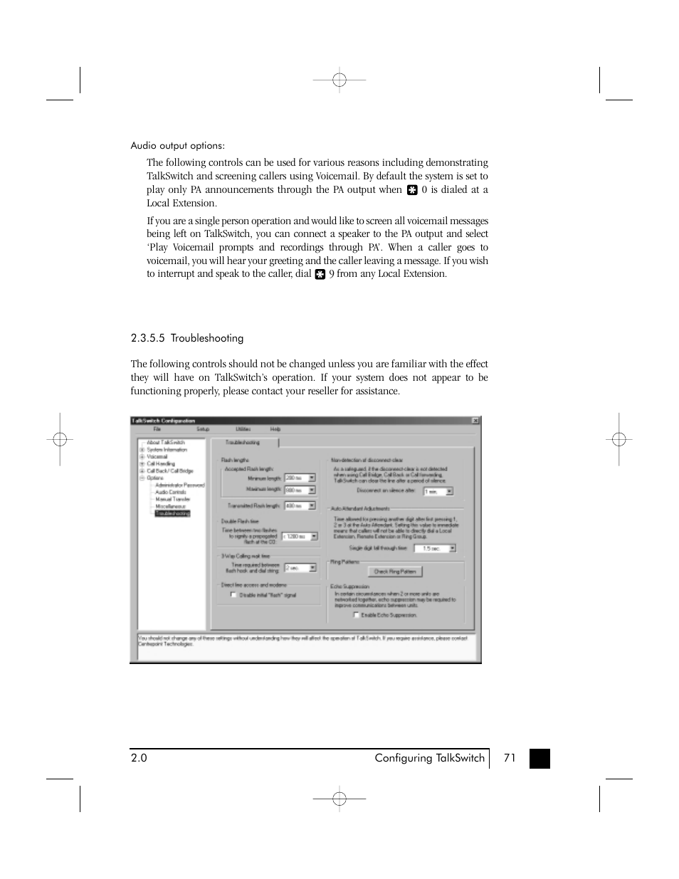 Talkswitch 48 User Manual | Page 75 / 137