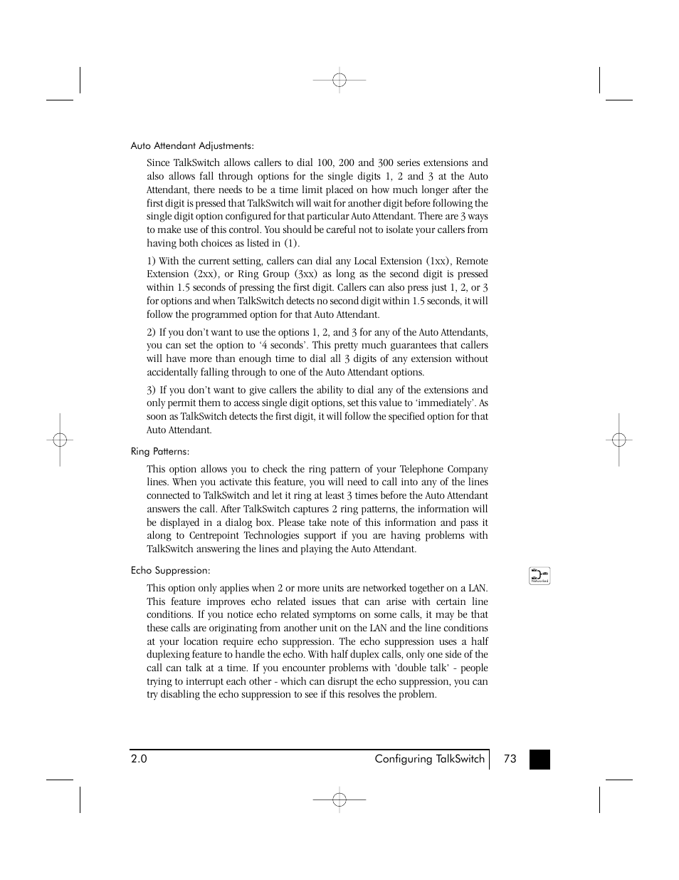 Talkswitch 48 User Manual | Page 77 / 137