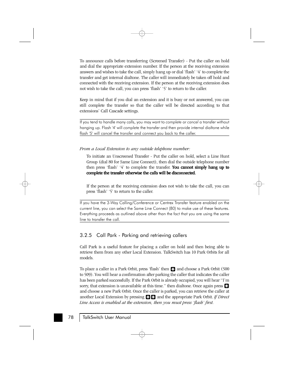 Talkswitch 48 User Manual | Page 81 / 137
