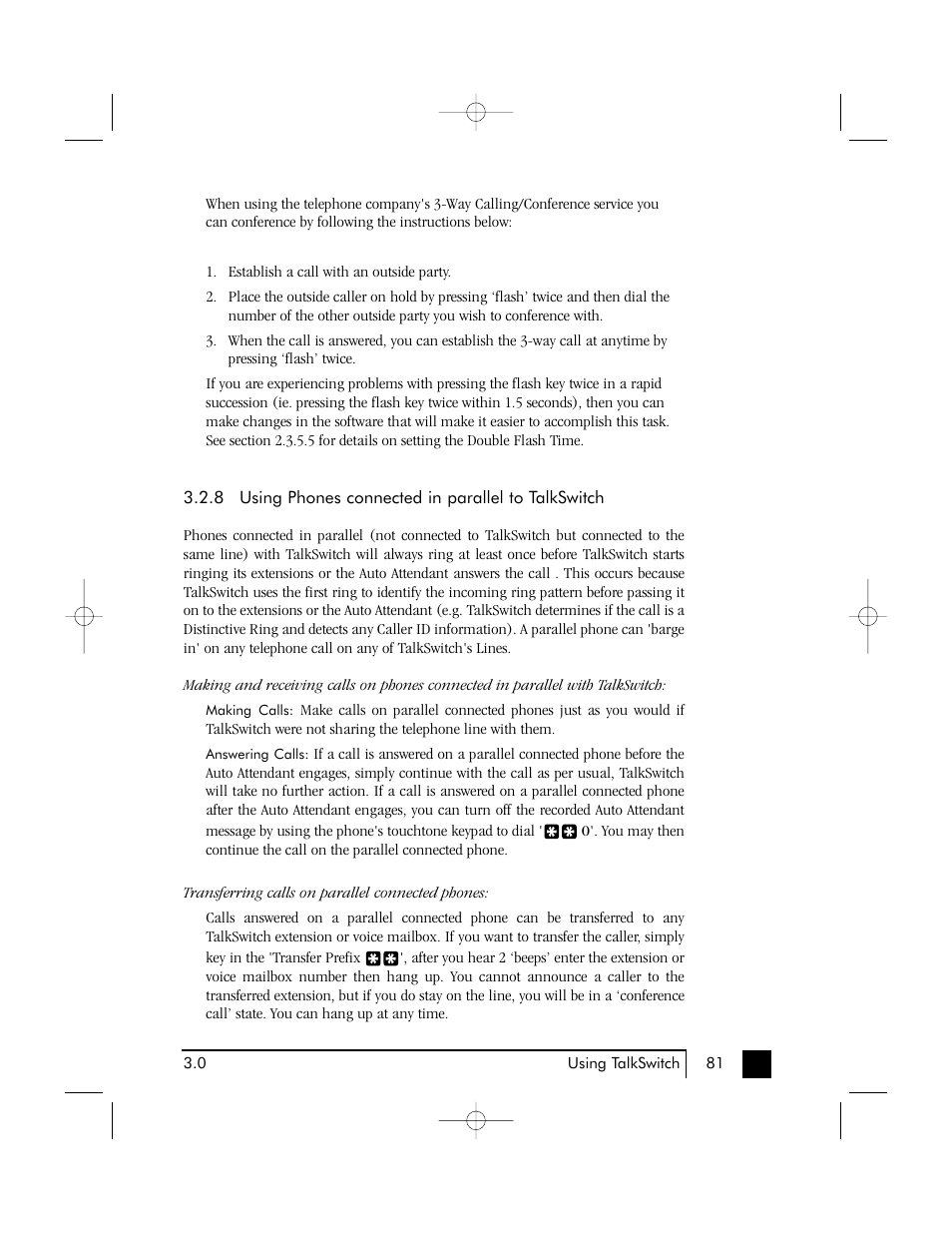 Talkswitch 48 User Manual | Page 84 / 137