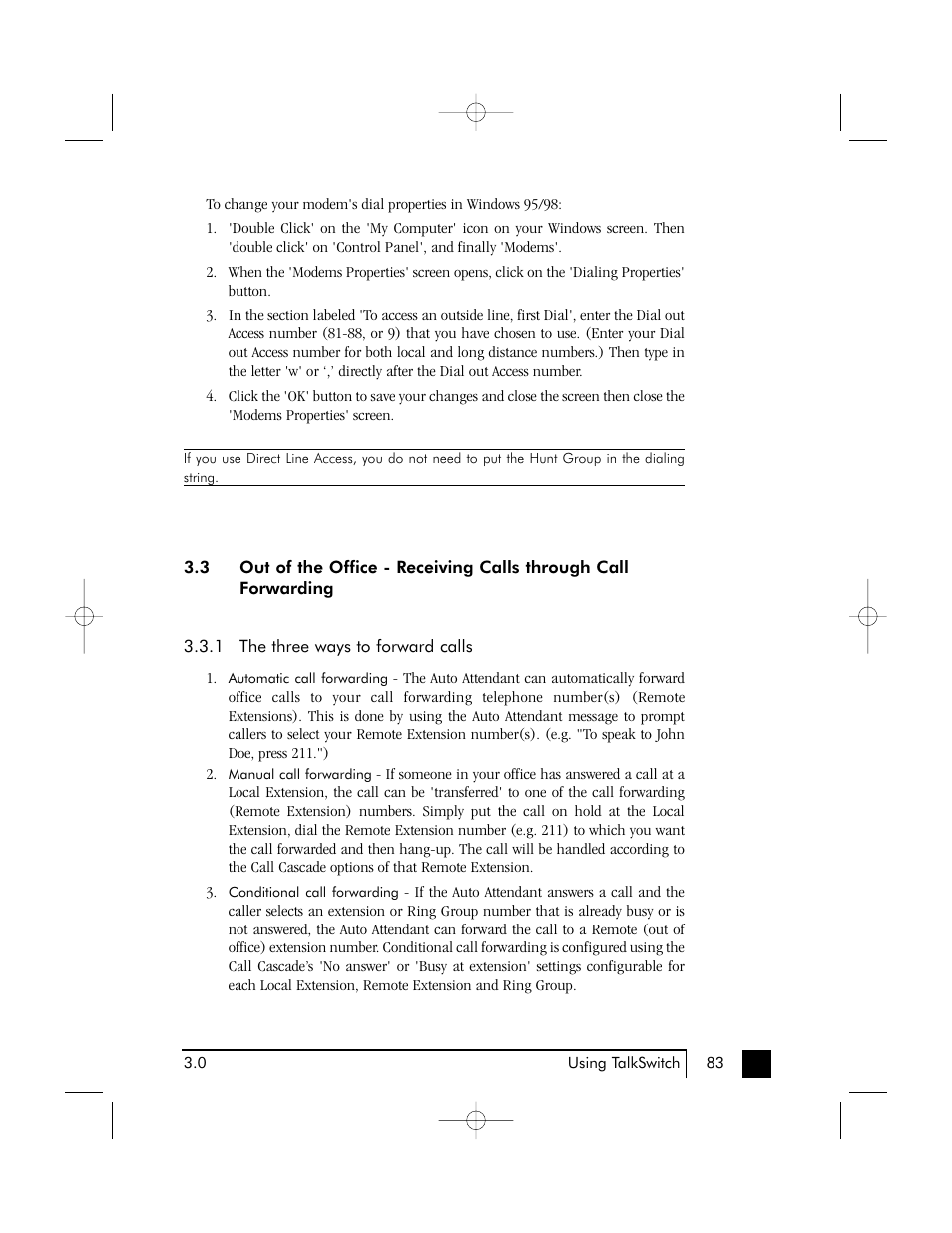 Talkswitch 48 User Manual | Page 86 / 137