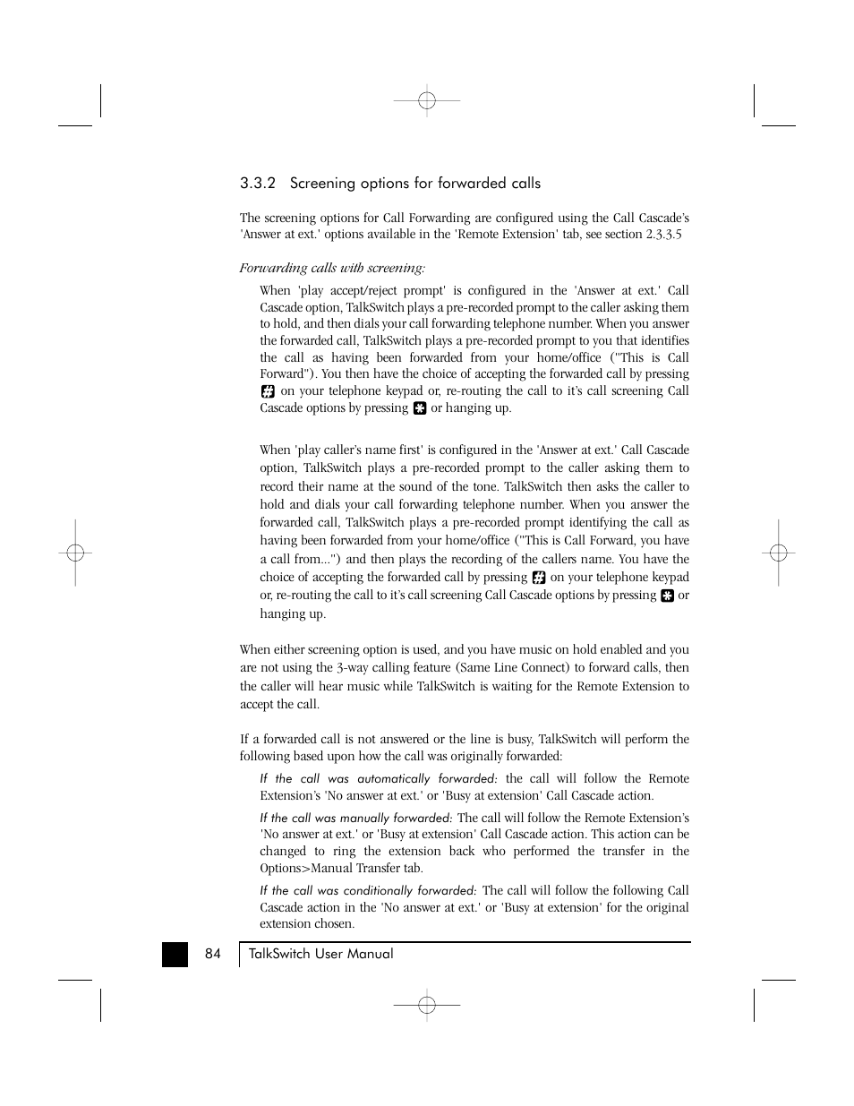 Talkswitch 48 User Manual | Page 87 / 137