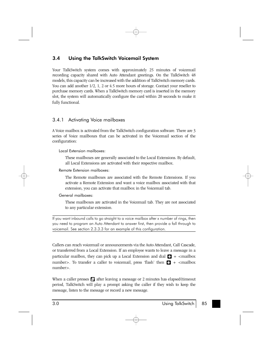 Talkswitch 48 User Manual | Page 88 / 137