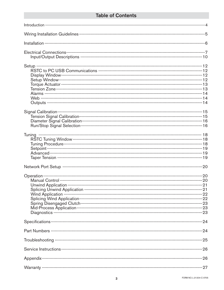 Nexen RSTC1100 964528 User Manual | Page 3 / 27