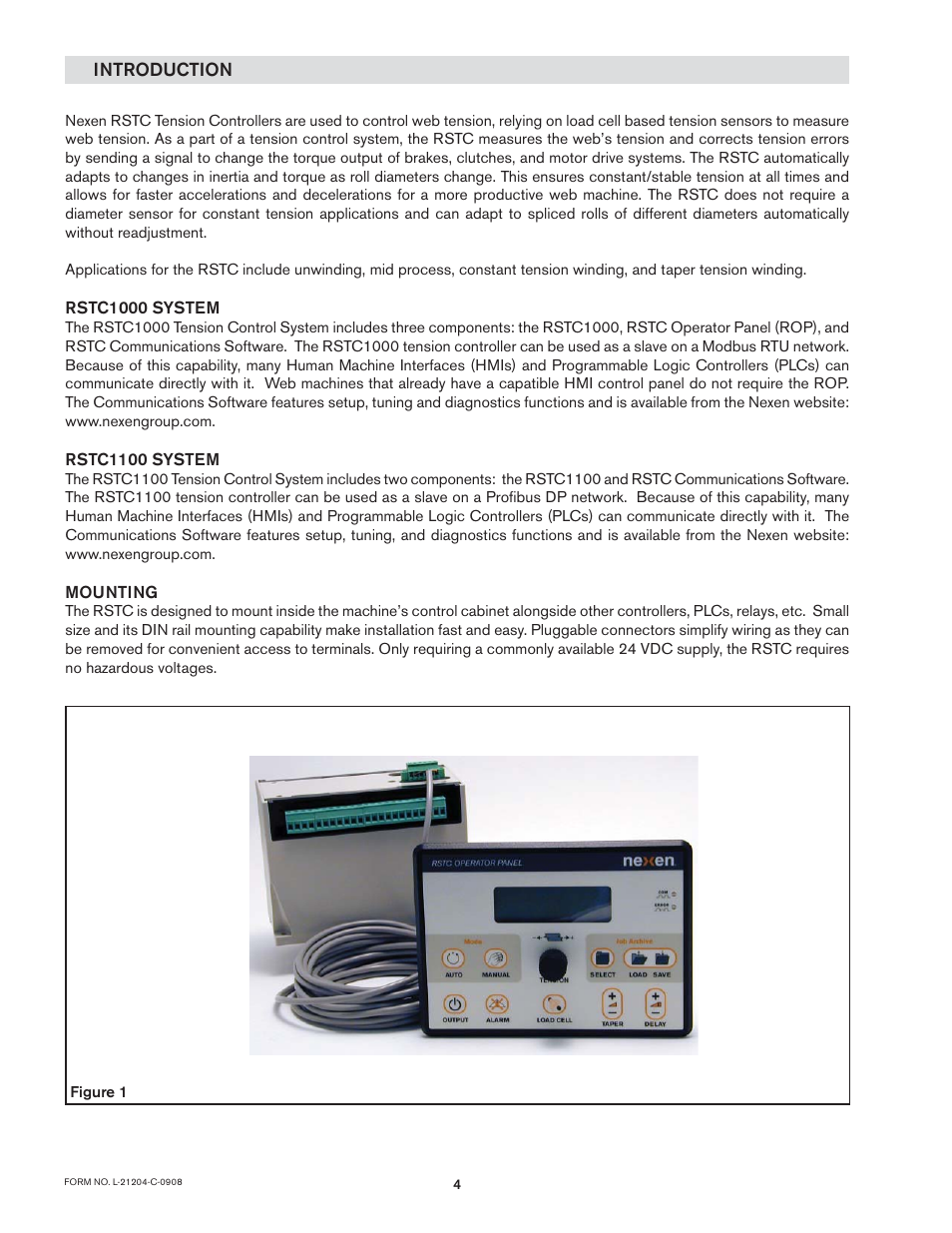 Nexen RSTC1100 964528 User Manual | Page 4 / 27