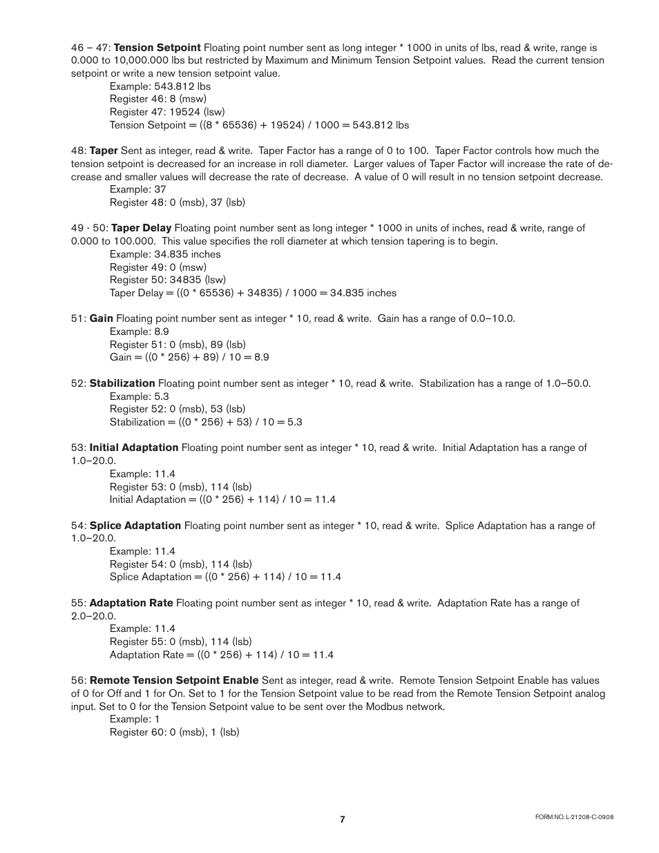 Nexen RSTC1000 964523 User Manual | Page 10 / 17