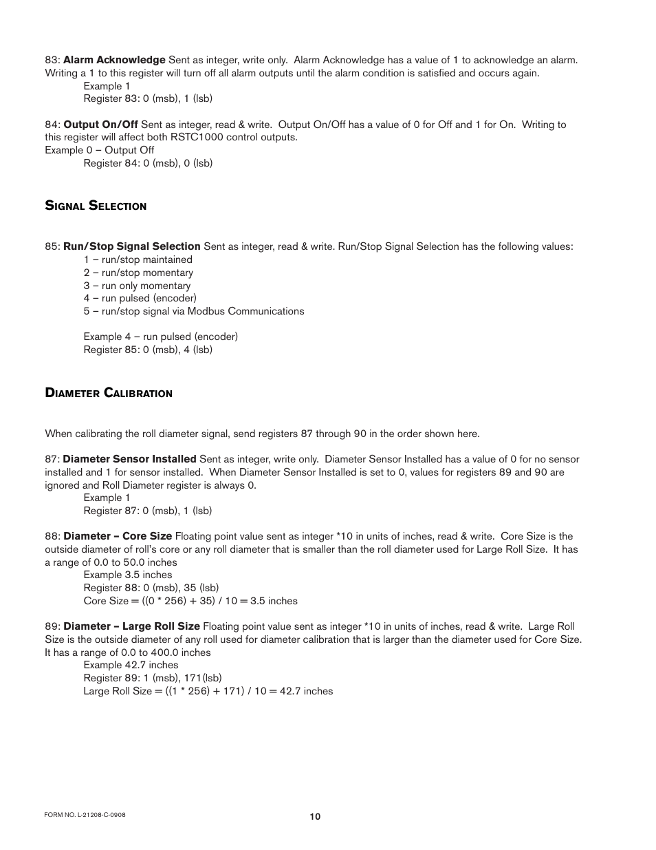 Nexen RSTC1000 964523 User Manual | Page 13 / 17