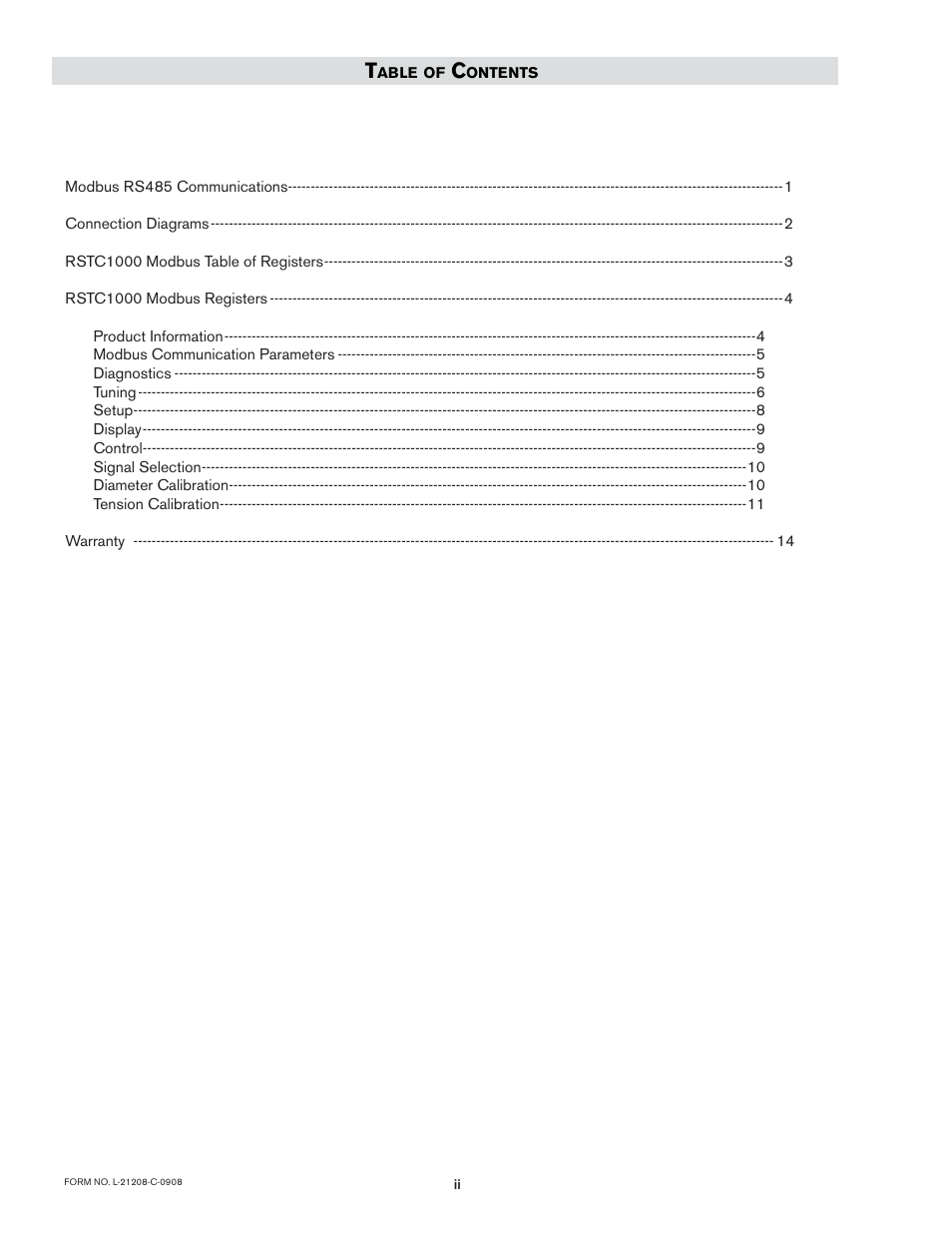 Nexen RSTC1000 964523 User Manual | Page 3 / 17