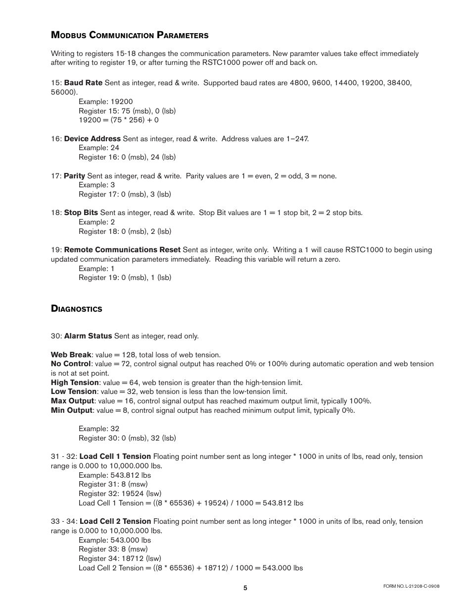 Nexen RSTC1000 964523 User Manual | Page 8 / 17