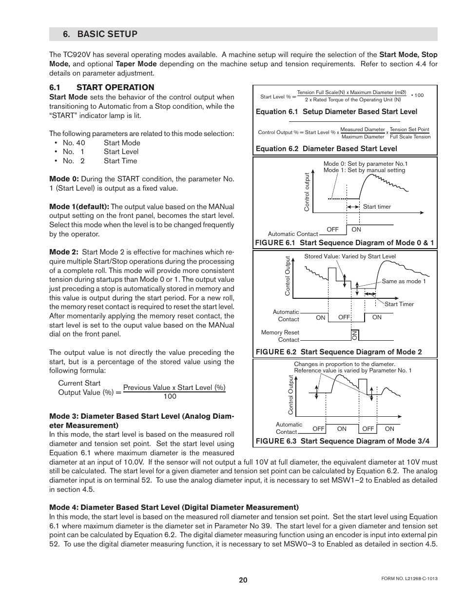 Basic setup, 1 start operation | Nexen TC920V 964356 User Manual | Page 23 / 38