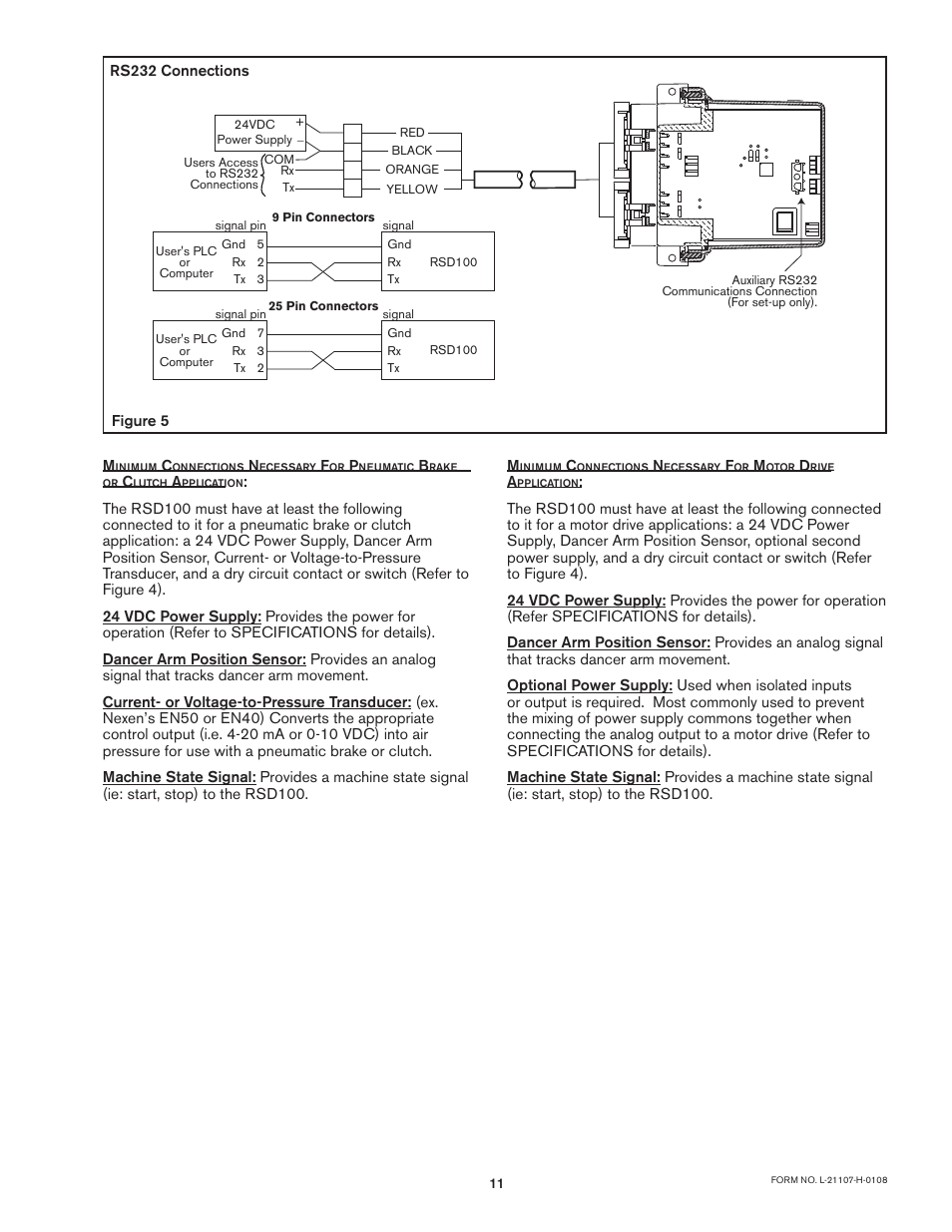 Nexen RSD100 964520 User Manual | Page 11 / 28