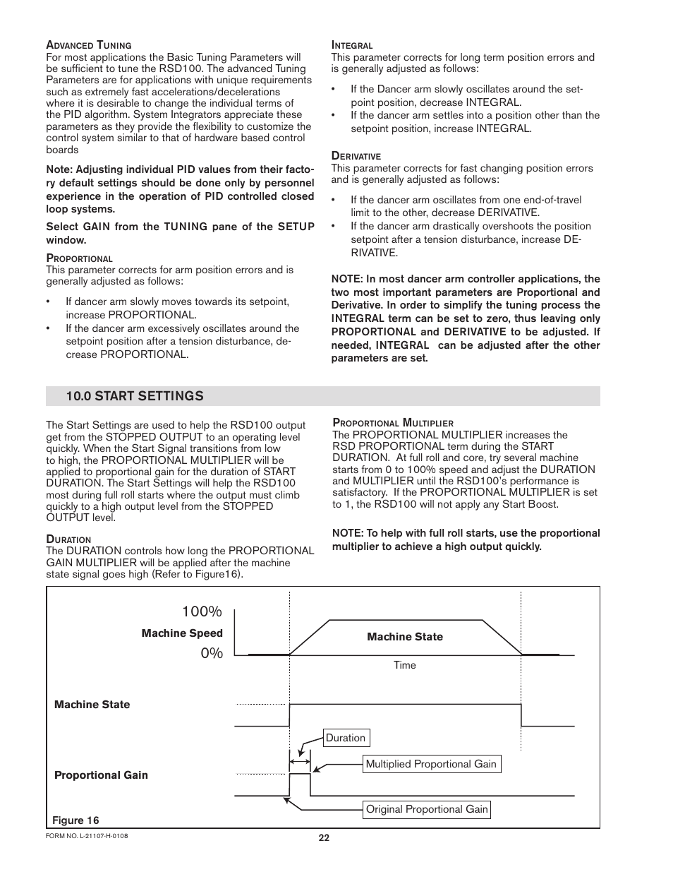 Nexen RSD100 964520 User Manual | Page 22 / 28