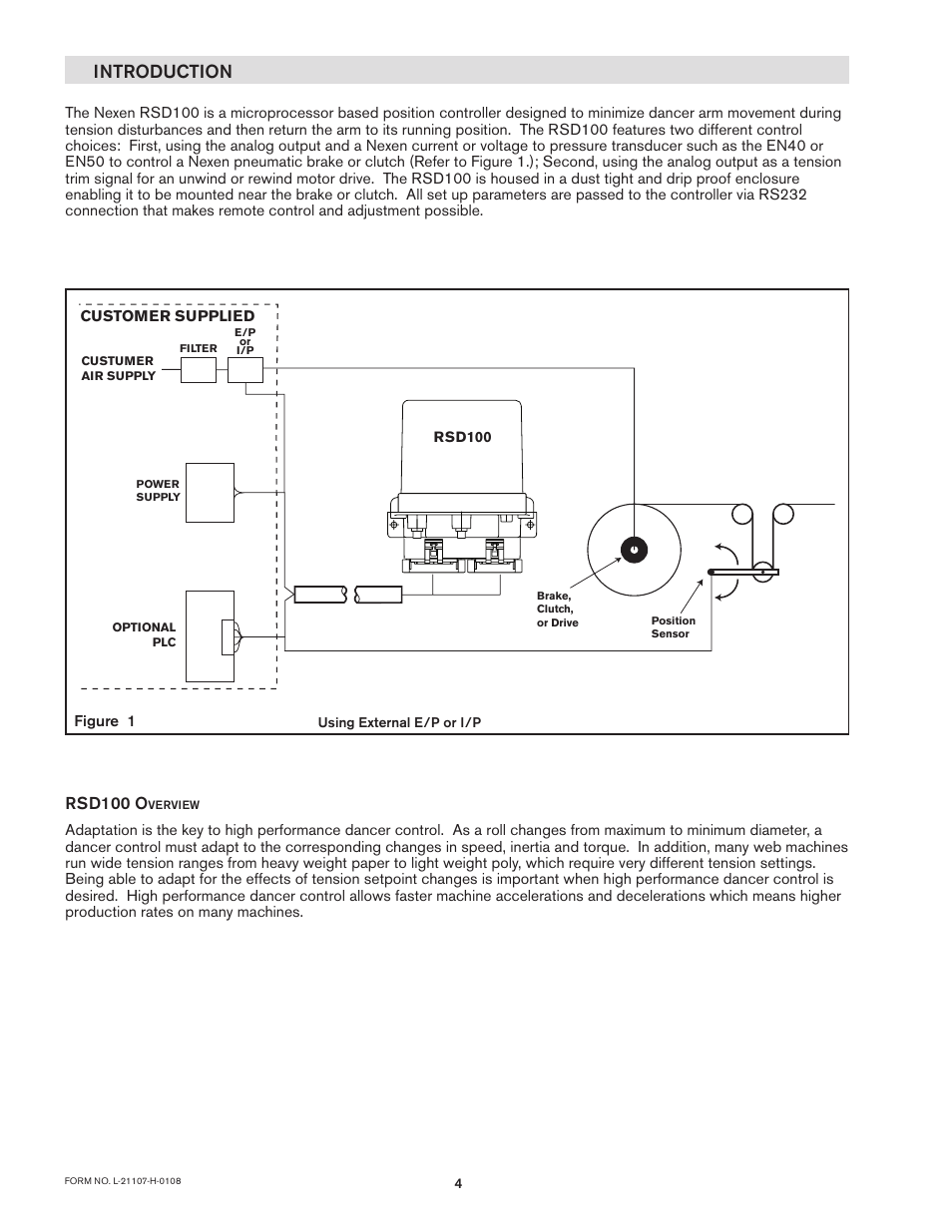 Introduction | Nexen RSD100 964520 User Manual | Page 4 / 28