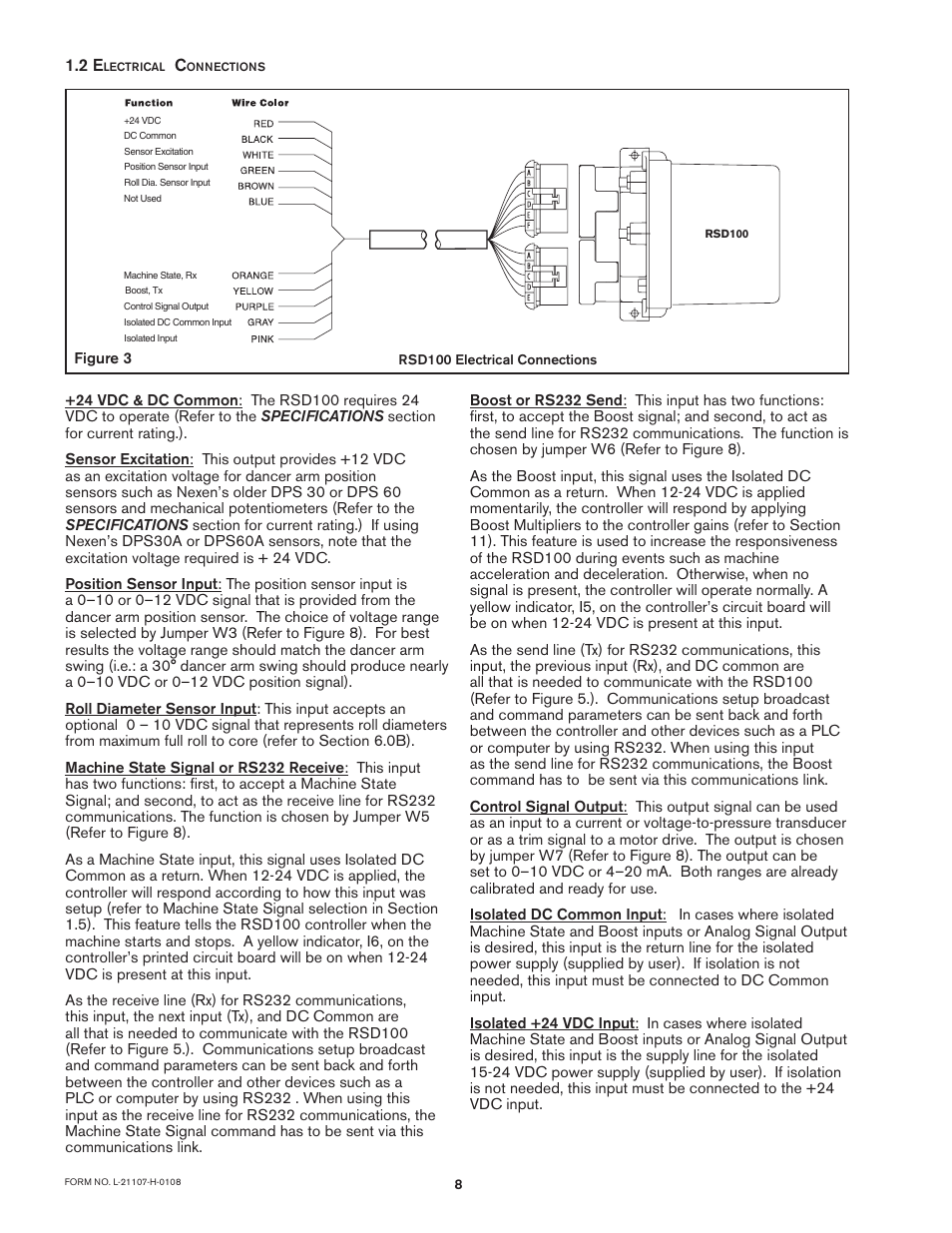 Nexen RSD100 964520 User Manual | Page 8 / 28