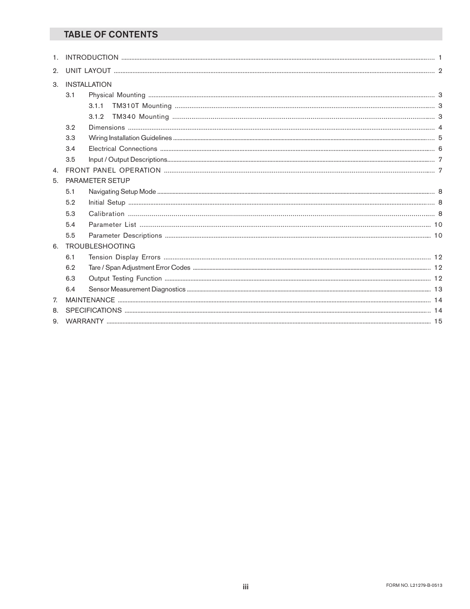 Nexen TM340 912751 User Manual | Page 3 / 18