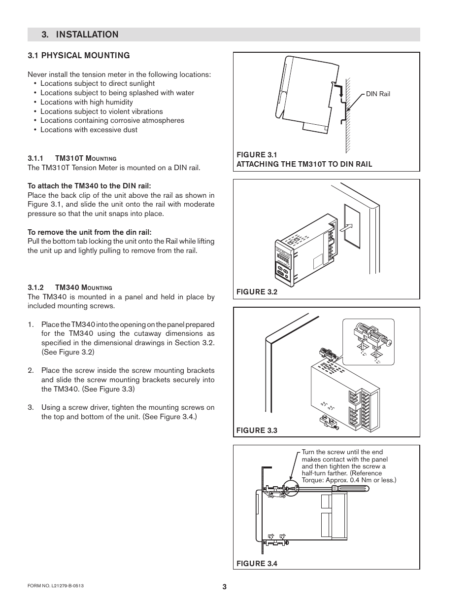 Installation | Nexen TM340 912751 User Manual | Page 6 / 18