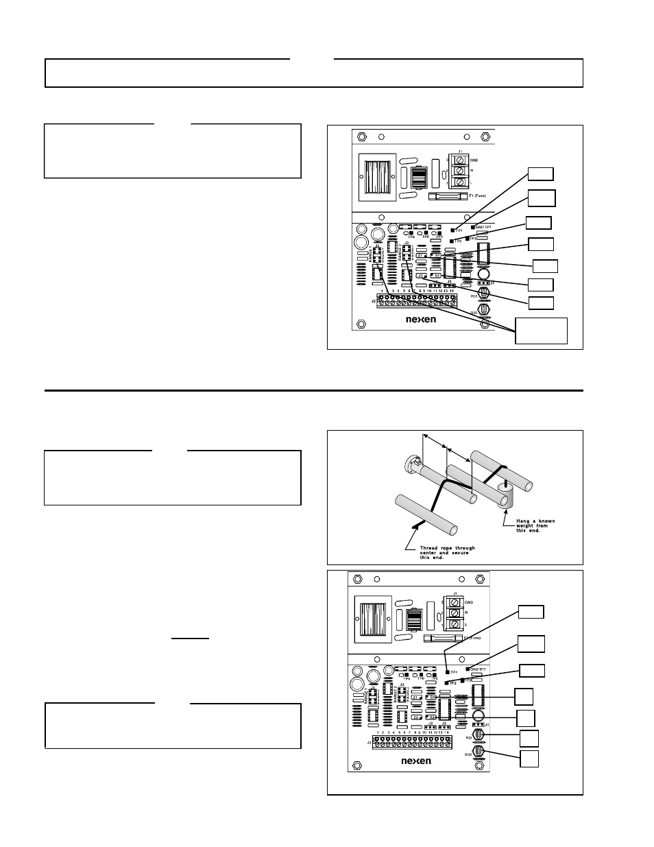 Calibration for type cfl style load sensors | Nexen TA100 964400 User Manual | Page 10 / 13