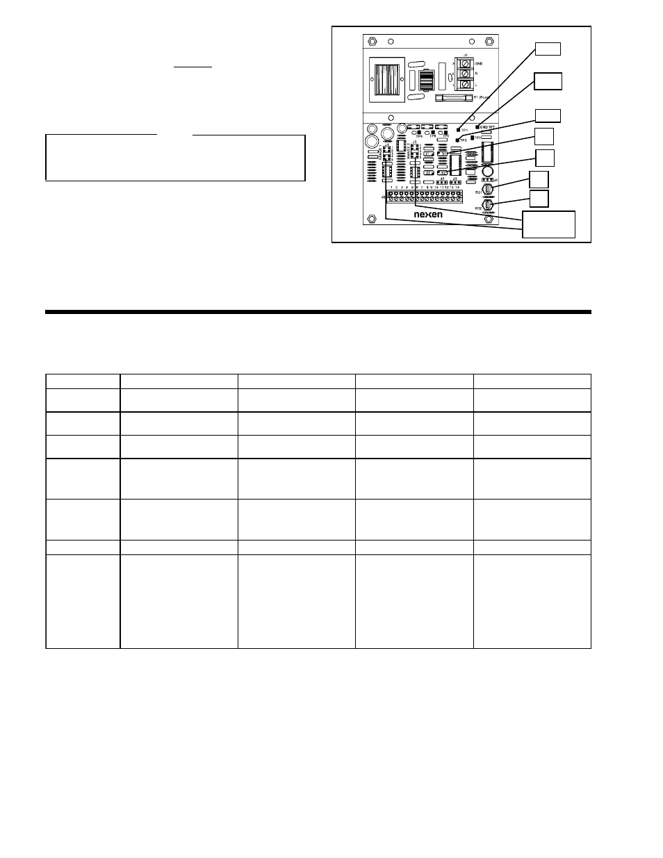 Specifications | Nexen TA100 964400 User Manual | Page 12 / 13
