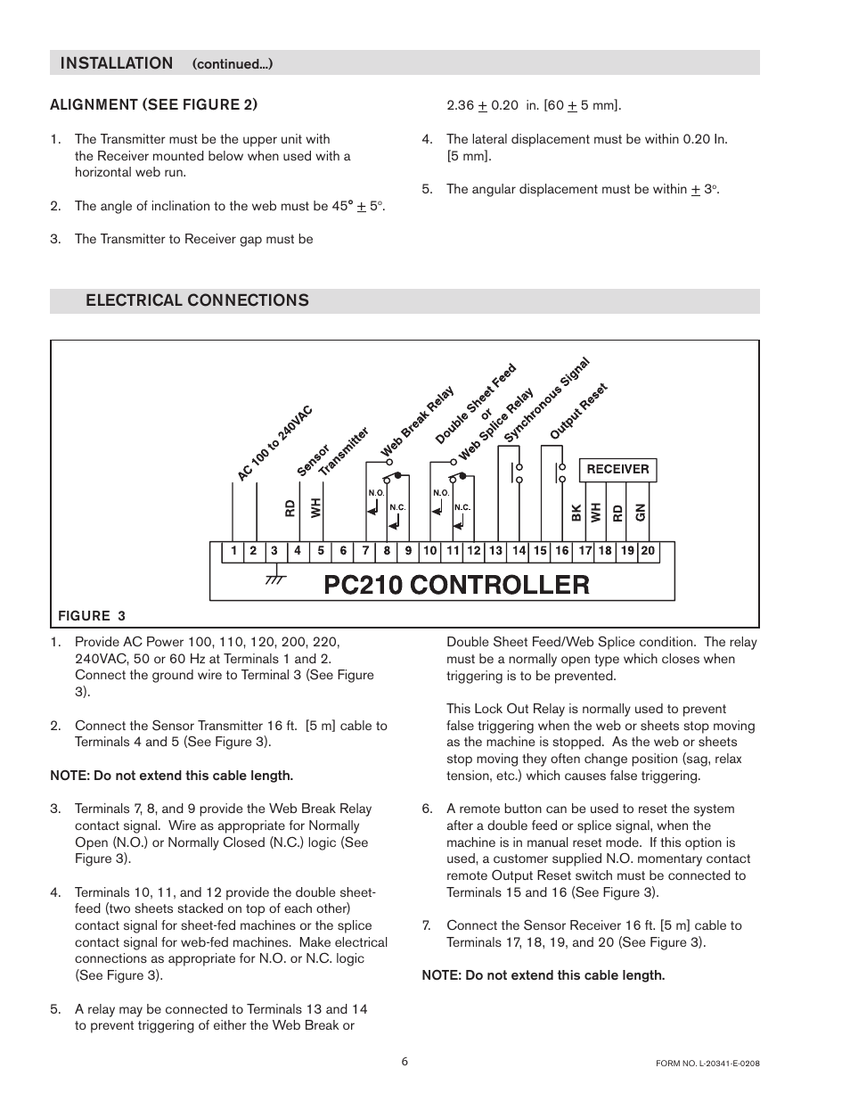 Nexen PC210 913071 User Manual | Page 6 / 16