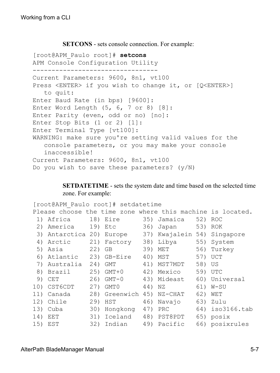 Cyclades AlterPath BladeManager User Manual | Page 169 / 202