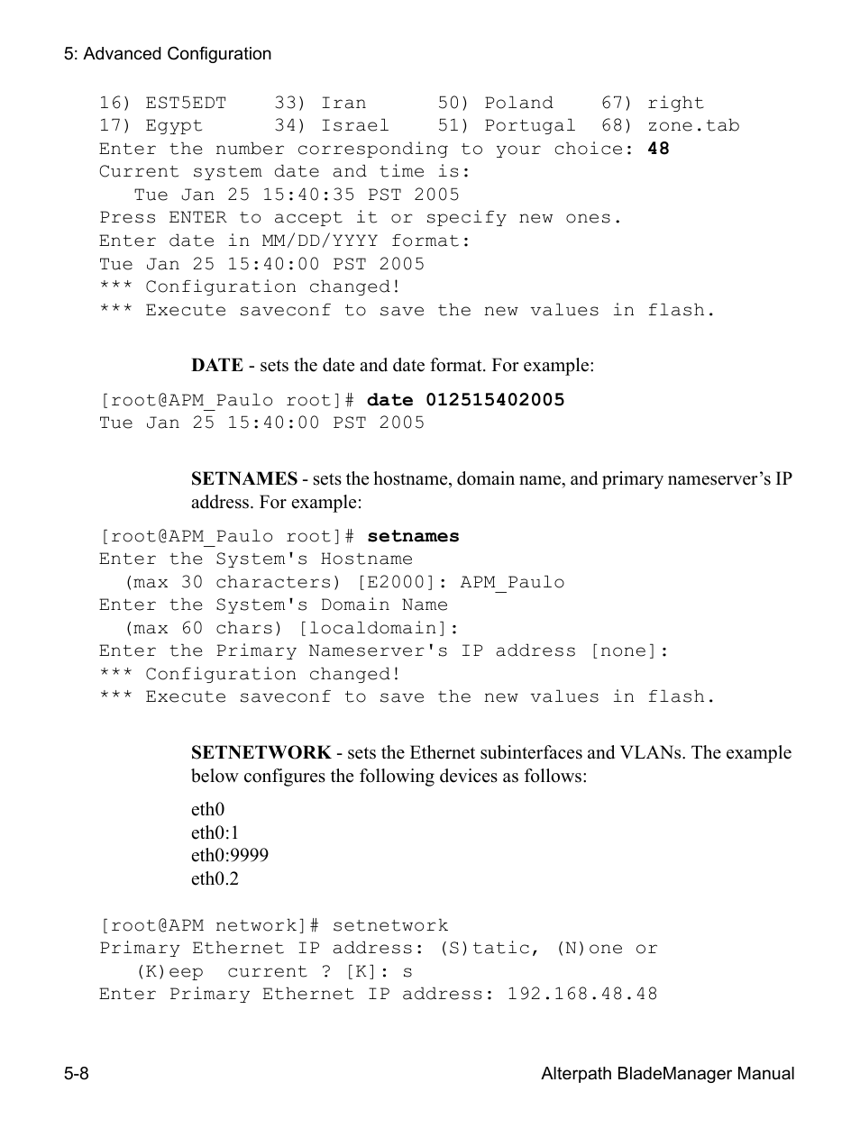 Cyclades AlterPath BladeManager User Manual | Page 170 / 202
