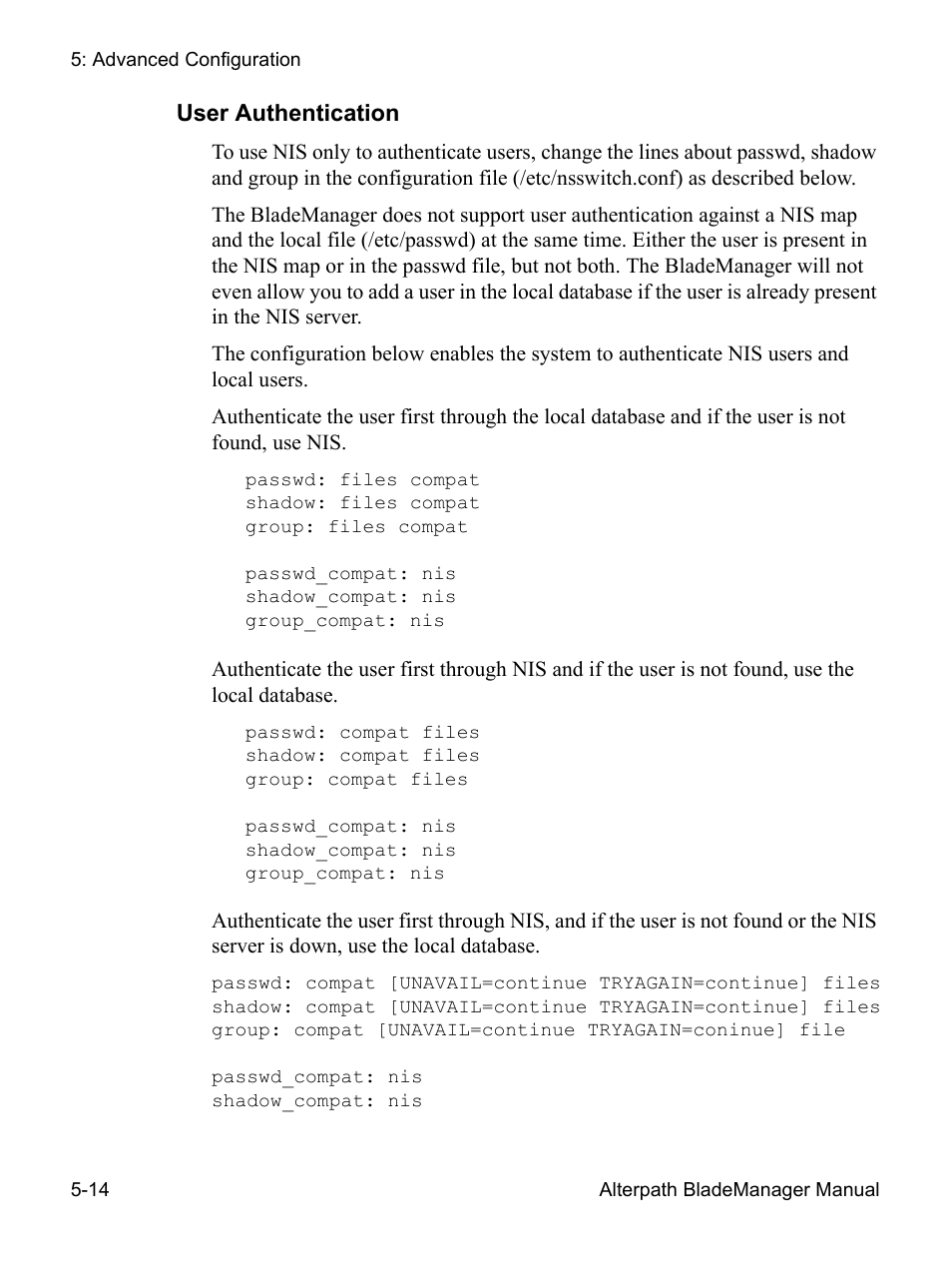 Cyclades AlterPath BladeManager User Manual | Page 176 / 202