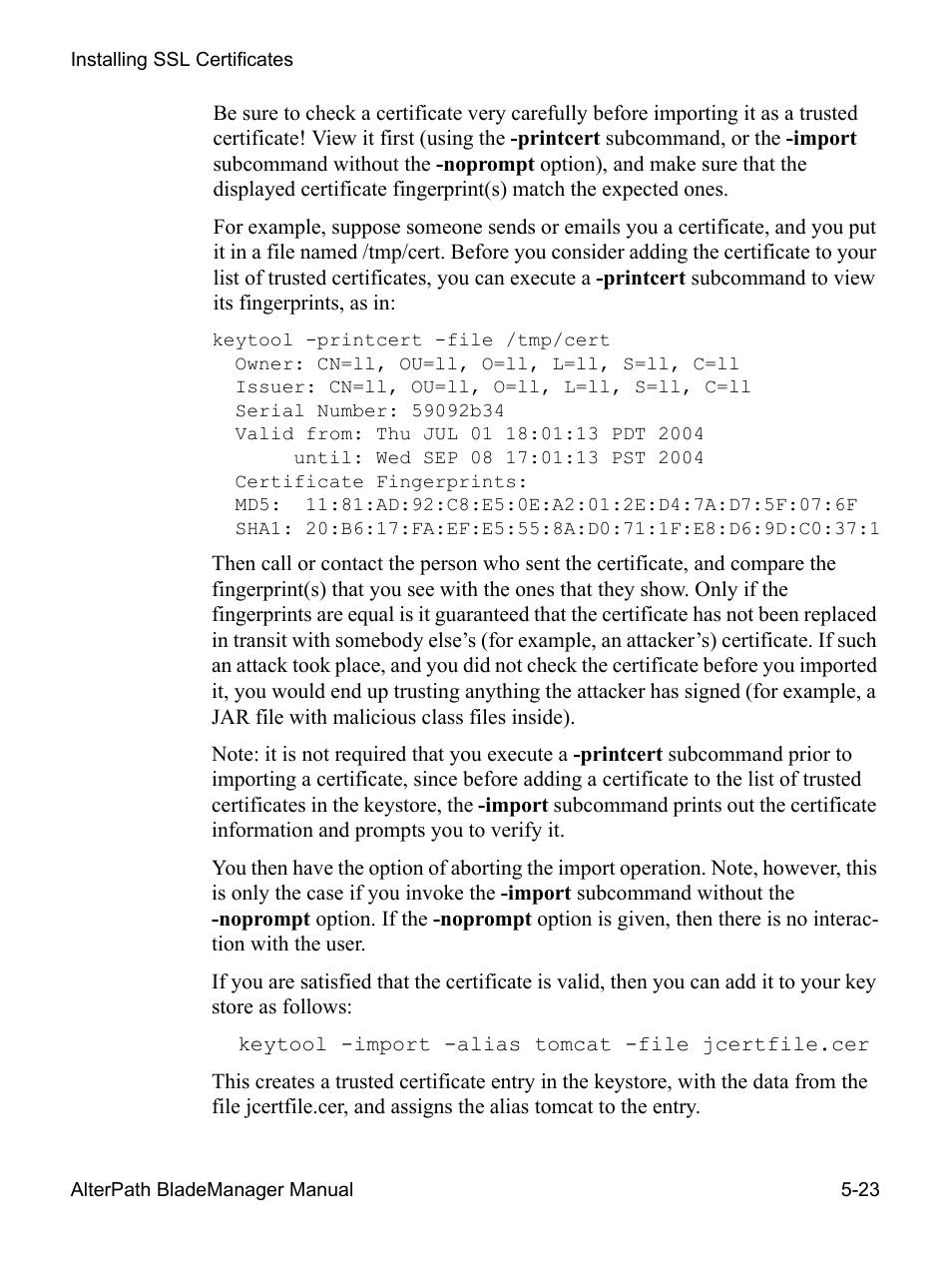 Cyclades AlterPath BladeManager User Manual | Page 185 / 202