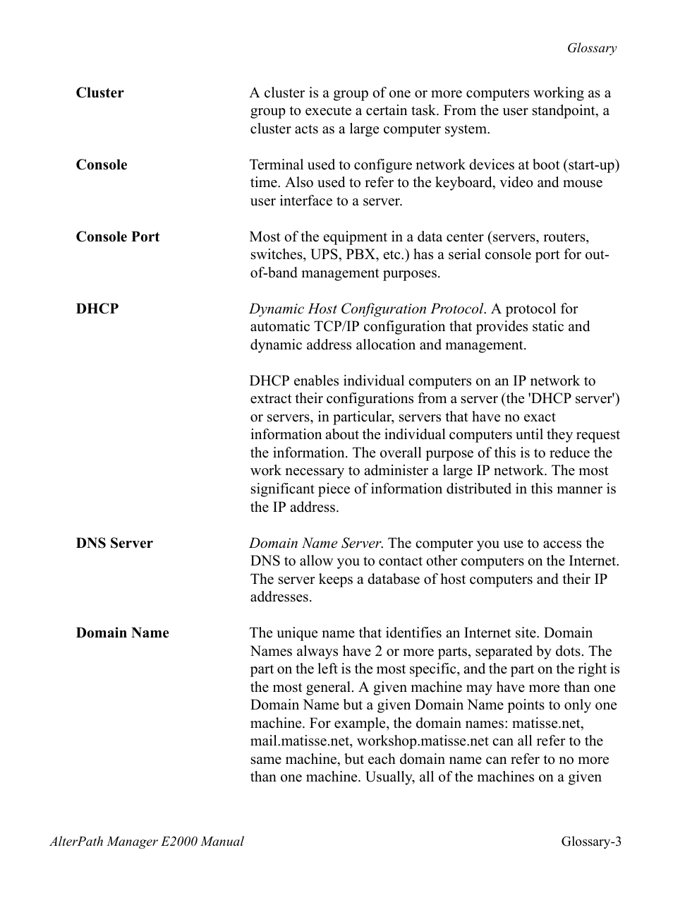 Cyclades AlterPath BladeManager User Manual | Page 189 / 202
