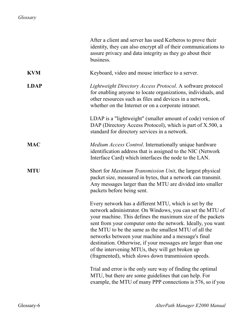 Cyclades AlterPath BladeManager User Manual | Page 192 / 202