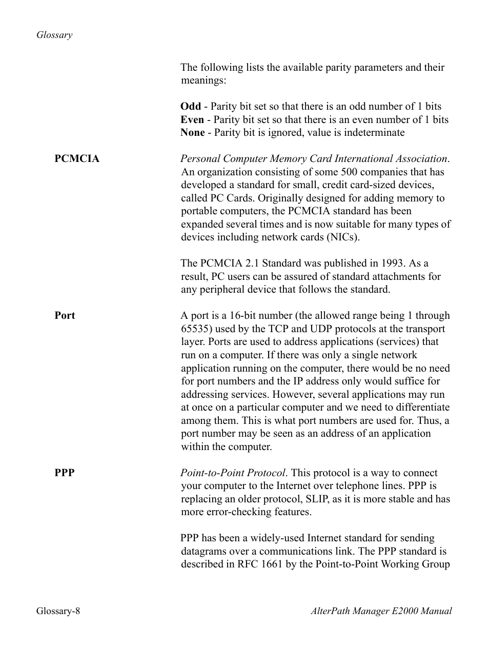 Cyclades AlterPath BladeManager User Manual | Page 194 / 202