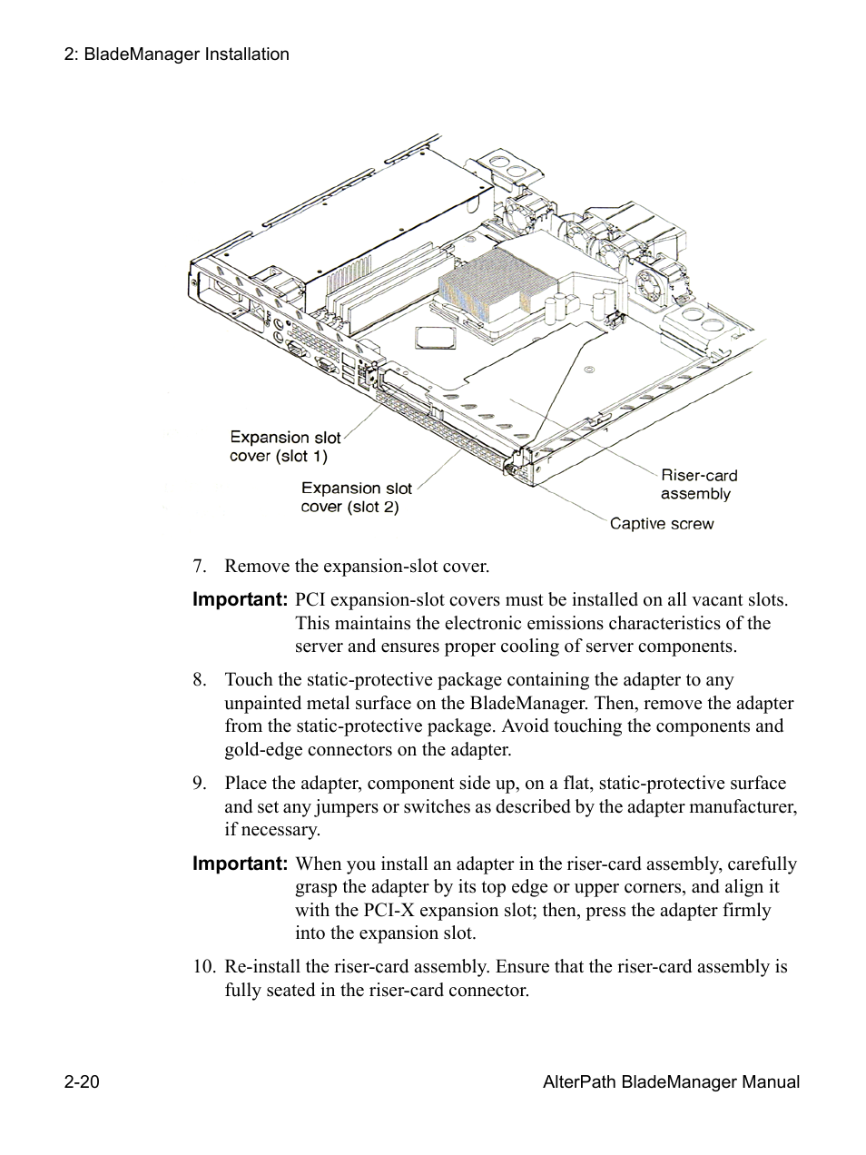 Cyclades AlterPath BladeManager User Manual | Page 44 / 202