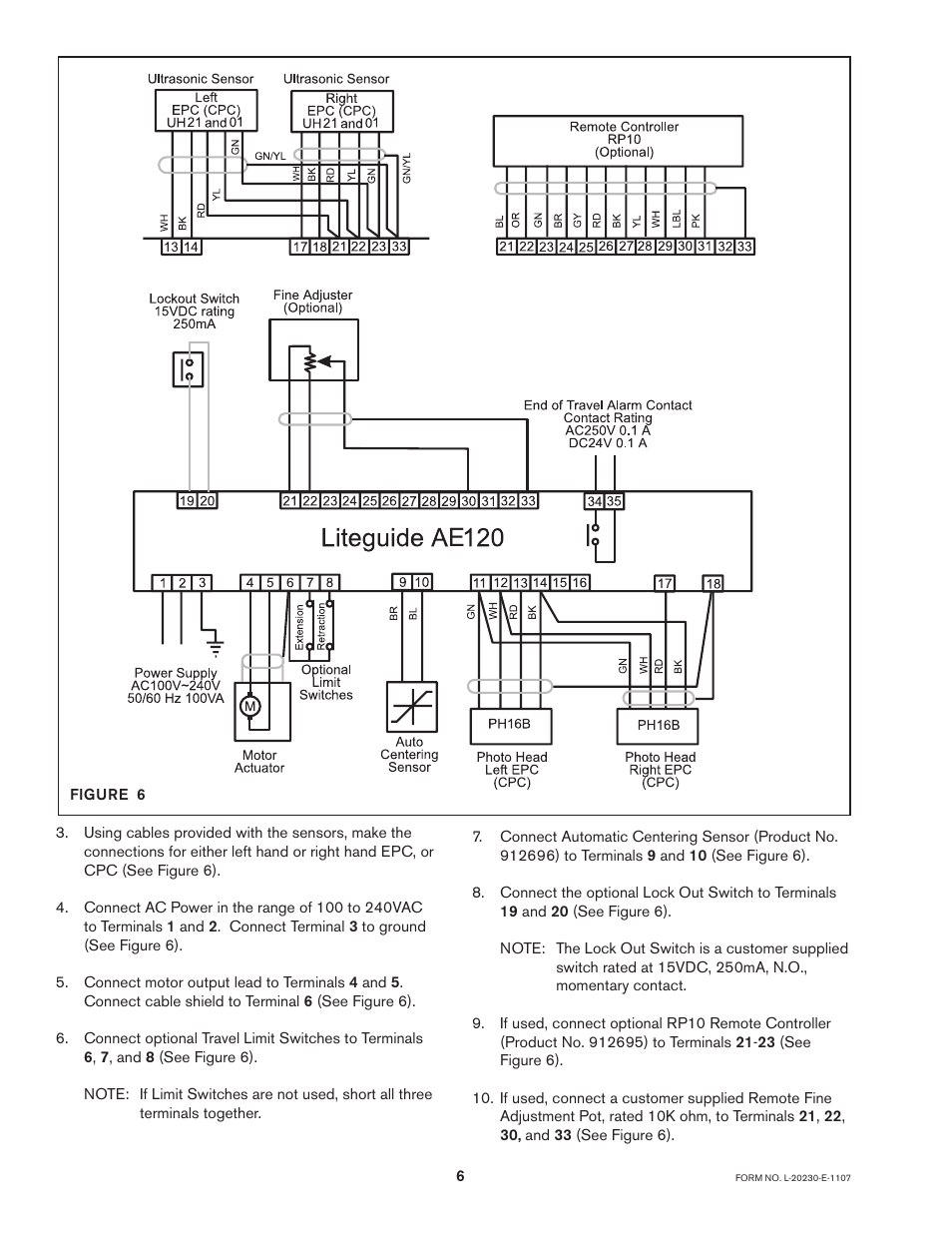 Nexen AE120 912674 User Manual | Page 6 / 11